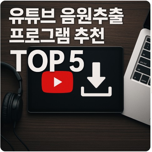 유튜브 음원추출 프로그램