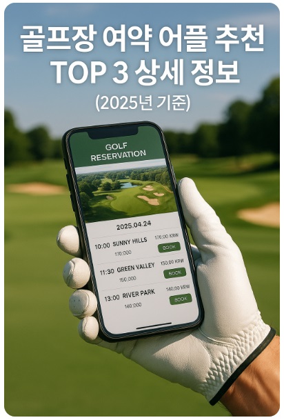 골프장 예약 어플