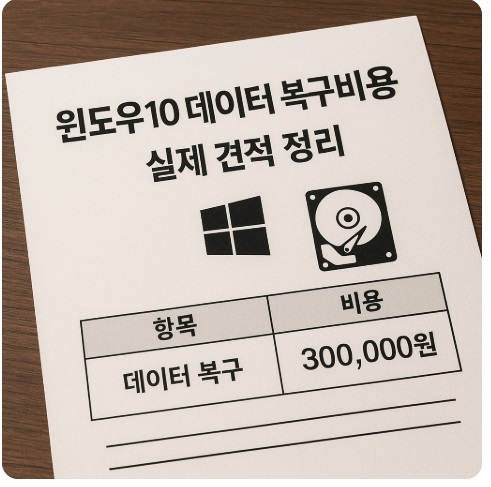 윈도우10 데이터 복구