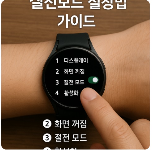 스마트워치 절전모드