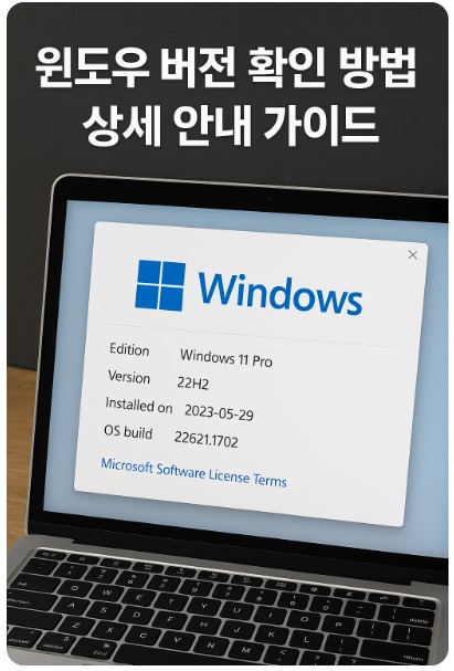 윈도우 버전 확인