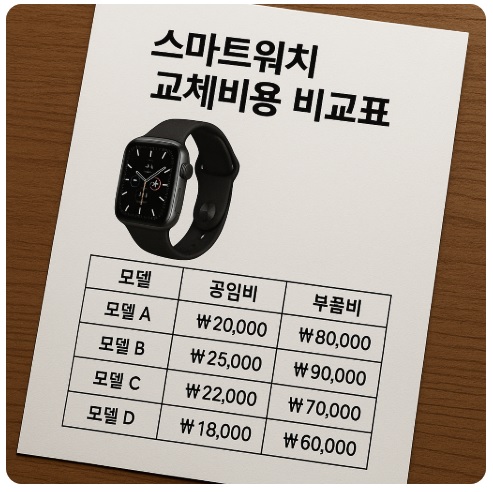 스마트워치 교체비용