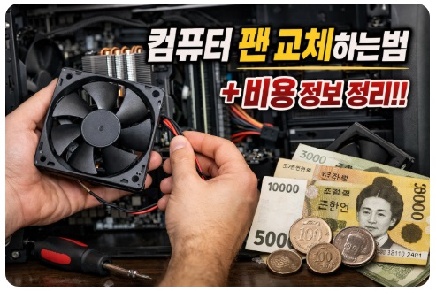 컴퓨터 팬 교체