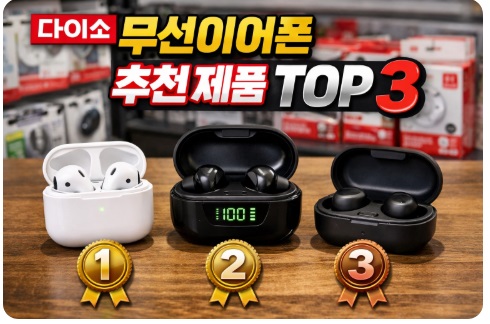 다이소 무선이어폰