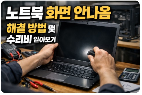 노트북 화면 안나옴