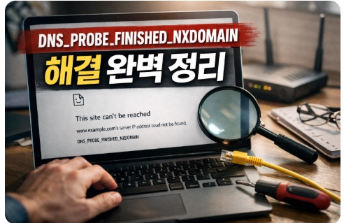 DNS_PROBE_FINISHED_NXDOMAIN