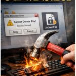 삭제 안 되는 파일