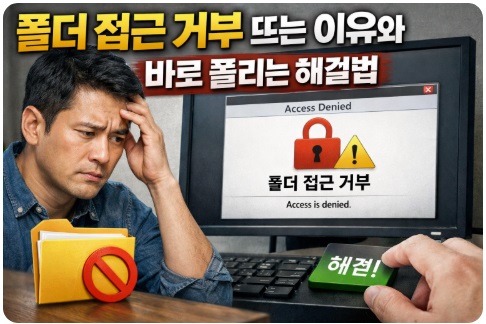 폴더 접근 거부